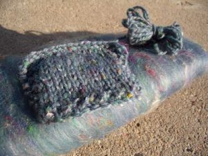 Tweed yarn and batt