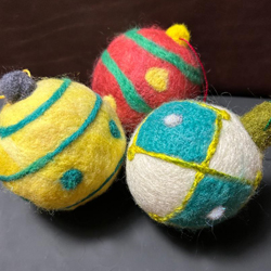 Needle Felted Ornaments